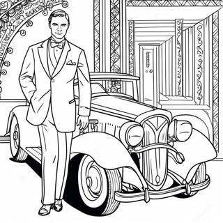 The Great Gatsby Coloring Page 52583-41974