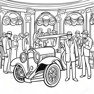 Gatsby S Lavish Party Coloring Page 52584-41970