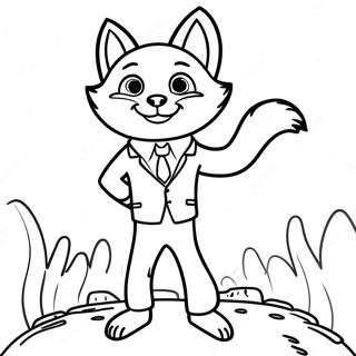 Fantastic Mr Fox Coloring Pages