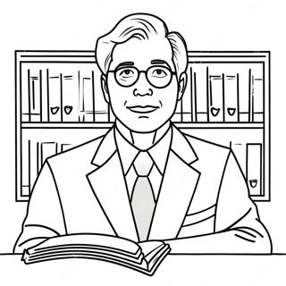 Lawyer Coloring Page 52623-42001