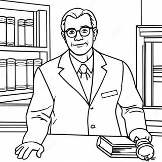 Lawyer Coloring Page 52623-42002