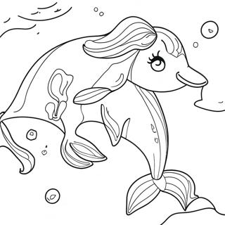 Barbie Dolphin Magic Coloring Pages