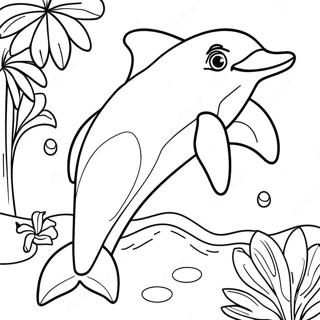 Barbie Dolphin Magic Adventure Coloring Page 52643-42020