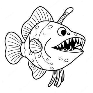 Angler Fish Coloring Page 52703-42063