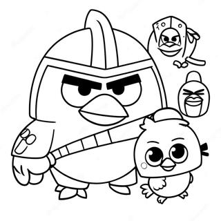 Angry Birds Star Wars Coloring Page 52753-42104