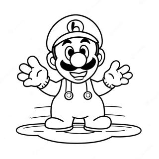 Luigi S Mansion Coloring Page 52763-42114