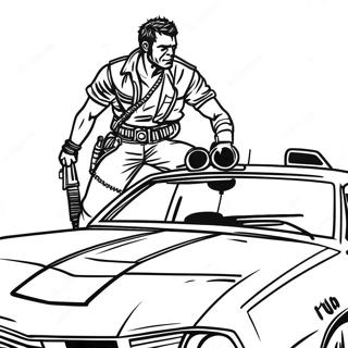 Mad Max Coloring Pages