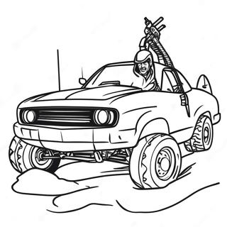 Mad Max Coloring Page 52773-42124