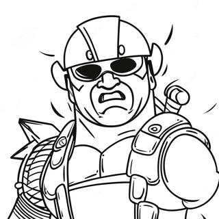 Furious Road Warrior Coloring Page 52774-42125