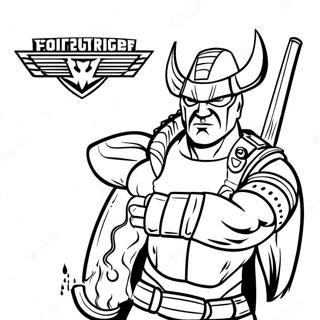 Furious Road Warrior Coloring Page 52774-42126