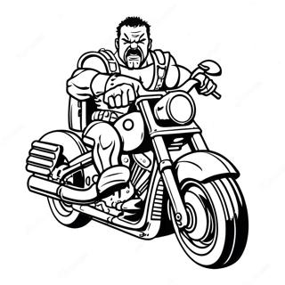 Furious Road Warrior Coloring Page 52774-42127