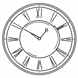 Telling Time Clock Coloring Page 52783-42130