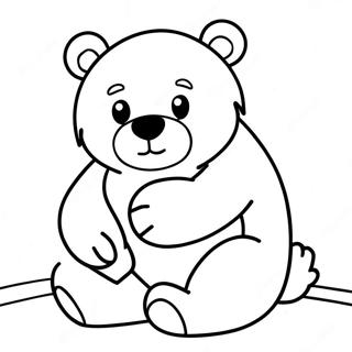 Apologetic Bear Coloring Page 52794-42141