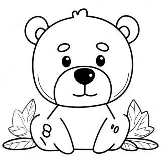 Apologetic Bear Coloring Page 52794-42142