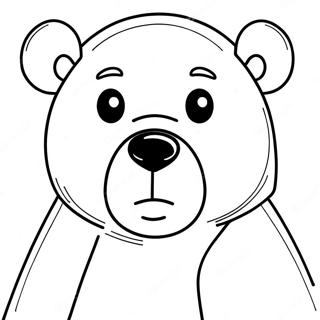 Apologetic Bear Coloring Page 52794-42143