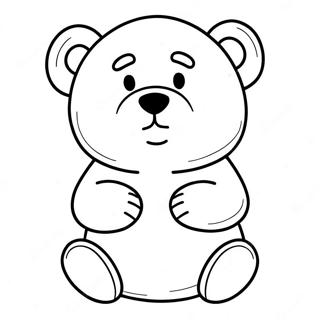 Apologetic Bear Coloring Page 52794-42144