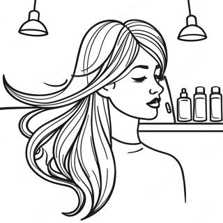 Hair Salon Coloring Page 52803-42146