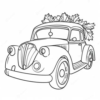 Christmas Car Coloring Page 52843-42179