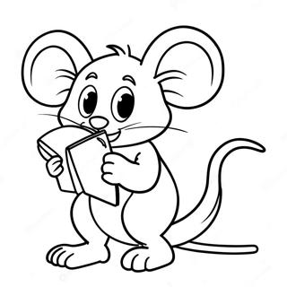 If You Take A Mouse To School Coloring Pages