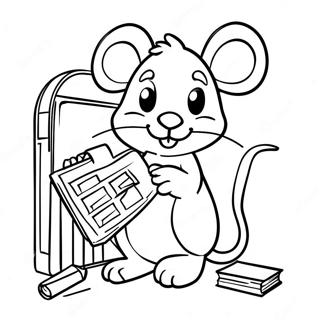 If You Take A Mouse To School Coloring Page 52853-42187