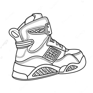 Cool Hypebeast Sneaker Coloring Page 52864-42195