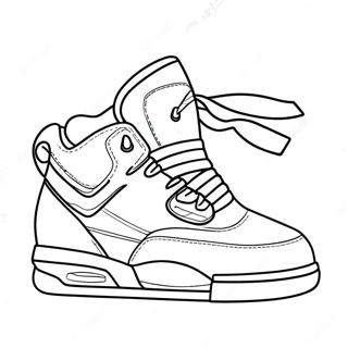 Cool Hypebeast Sneaker Coloring Page 52864-42196