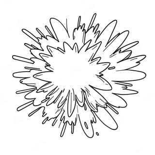 Explosion Coloring Page 52883-42214