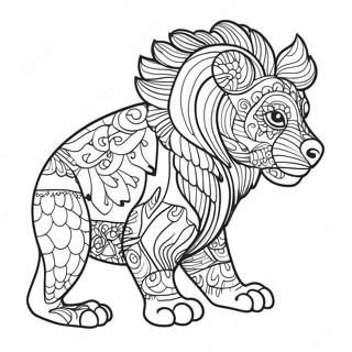 Silhouette Animal Coloring Page 52893-42219