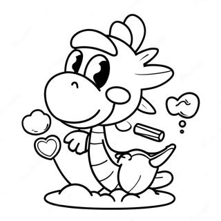 Yoshi's Crafted World Coloring Pages