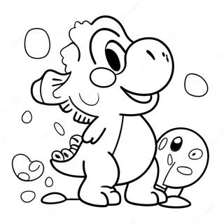 Yoshi S Crafted World Coloring Page 52923-42242