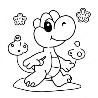 Yoshi S Crafted World Coloring Page 52923-42243