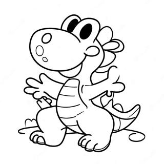 Yoshi S Crafted World Coloring Page 52923-42244