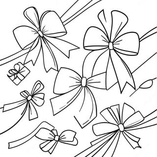 Ribbons Coloring Pages