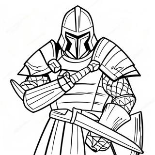 Shredder In Menacing Pose Coloring Page 52974-42294