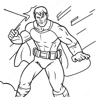 Action Heroes Coloring Pages