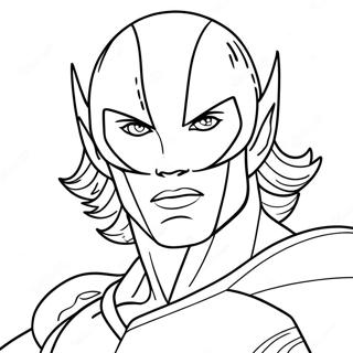 Action Heroes Coloring Page 52983-42287