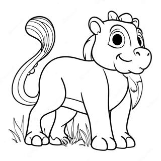 Animal To Paint Coloring Pages