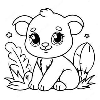 Cute Baby Animals Coloring Page 53054-42345