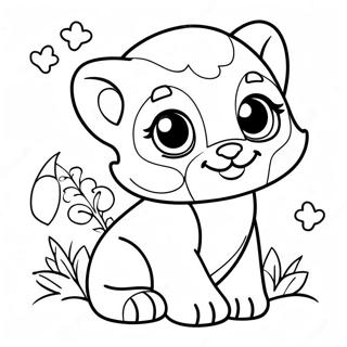 Cute Baby Animals Coloring Page 53054-42348