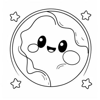 Moon And Stars Coloring Page 53063-42356