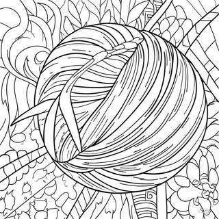 Yarn Ball Coloring Page 53073-42363