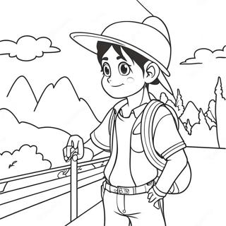 Muichiro With Colorful Scenery Coloring Page 5307-4343