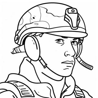 Special Forces Soldier In Camouflage Coloring Page 53113-42395