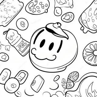 Colorful Jolly Rancher Wrapper Coloring Page 53124-42405