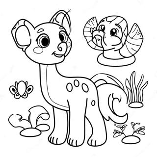 Gender Neutral Animals Coloring Page 53133-42411