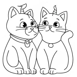 Cats Coloring Pages