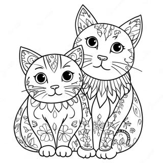 Cats Coloring Page 53143-42418