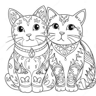 Cats Coloring Page 53143-42419