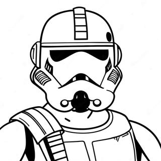 Scout Trooper Coloring Pages