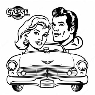 Grease Movie Poster Coloring Page 53173-42443